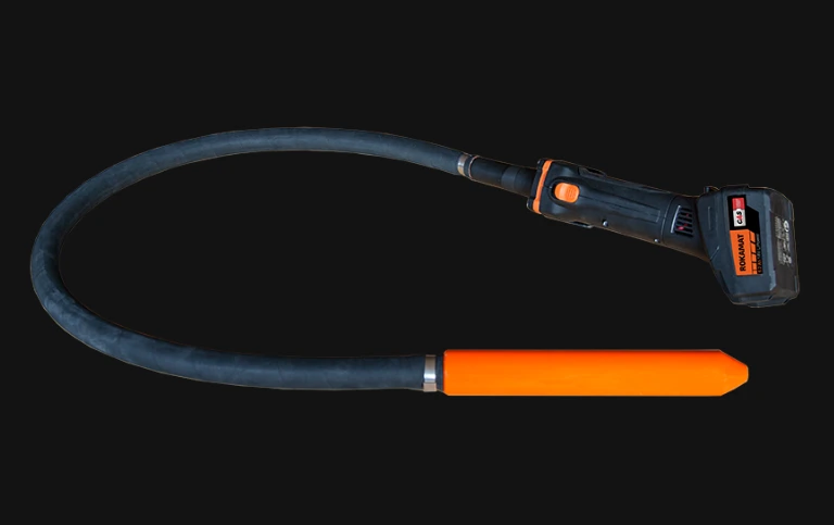 ROKAMAT Cordless Concrete Vibrator ø 43mm - 1,3m (1)
